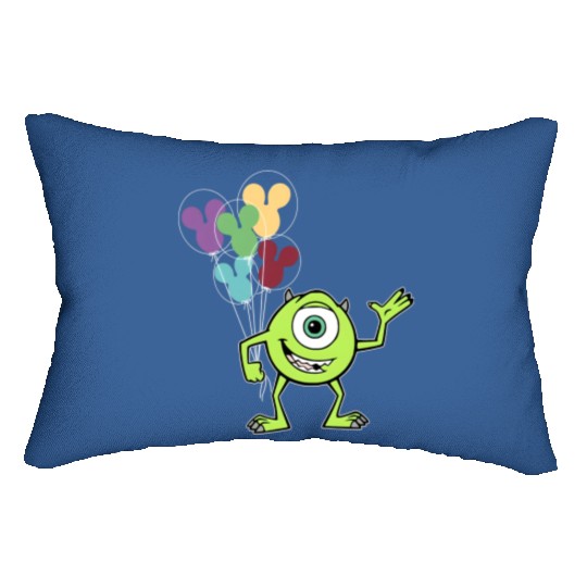 Disney Monsters Inc Lumbar Pillows, Mike Wazowski Lumbar Pillows, Monsters University Lumbar Pillows