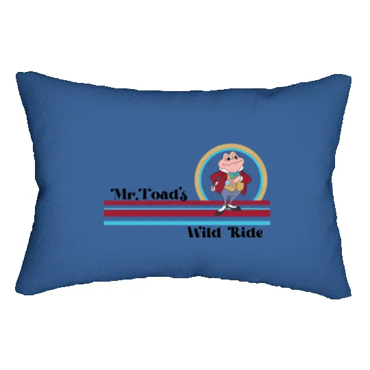 Disney Retro Mr. Toad's Wild Ride Lumbar Pillows / Disney Mr. Toad Lumbar Pillows