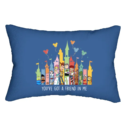 Toy Story  Lumbar Pillows, Toy Story Land Lumbar Pillows, Jessie and bullseye Lumbar Pillows, Disneyland Lumbar Pillows, Disney World Lumbar Pillows