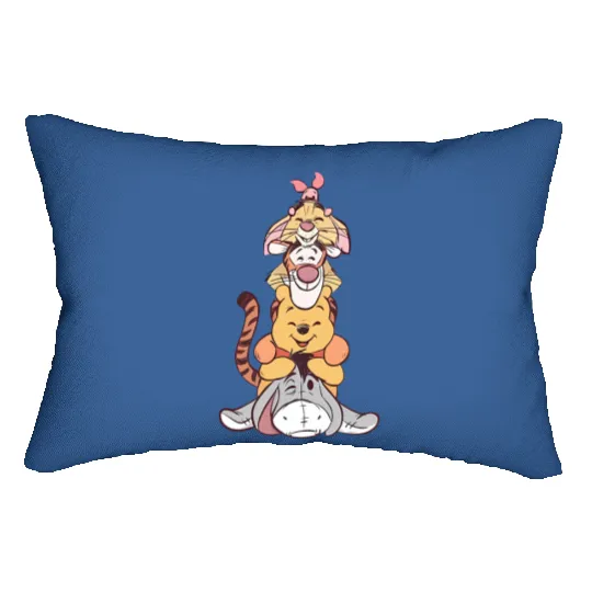 Vintage Winnie The Pooh Lumbar Pillows, Disney Piglet Tigger Eeyore Lumbar Pillows