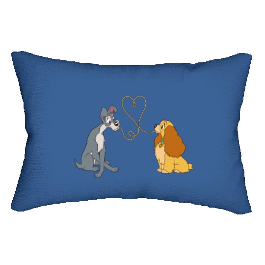 Disney Lady and The Tramp Bella Notte Lumbar Pillows Lumbar Pillows
