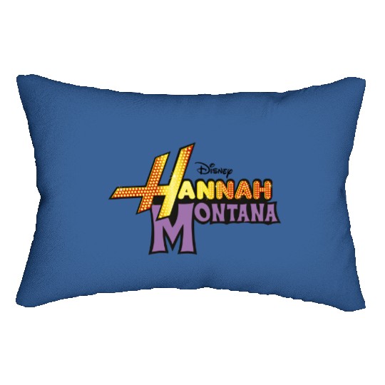 Disney Hannah Montana Logo Lumbar Pillows, Disneyland Lumbar Pillows, Disney Vacation Lumbar Pillows