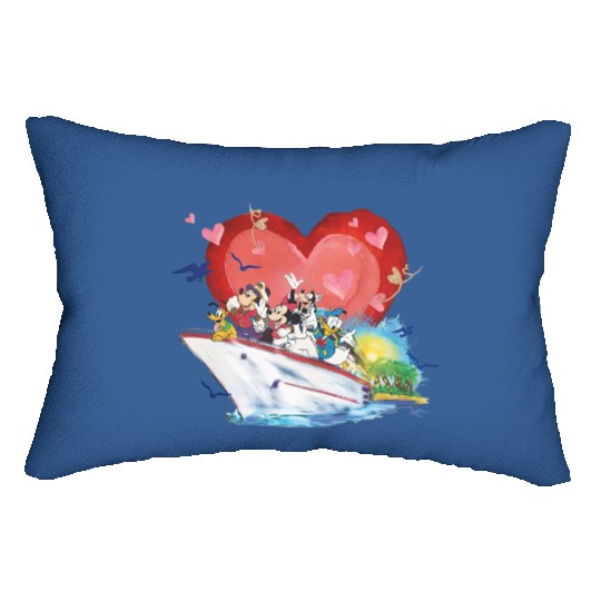 Disney Cruise Couples Lumbar Pillows, Honeymoon Cruise Lumbar Pillows