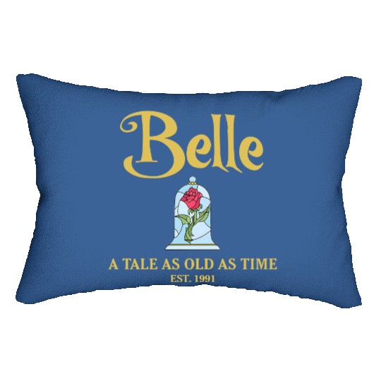 Belle Lumbar Pillows, Tale as Old as Time Lumbar Pillows, Disney Princess Lumbar Pillows, Beauty Beast Lumbar Pillows