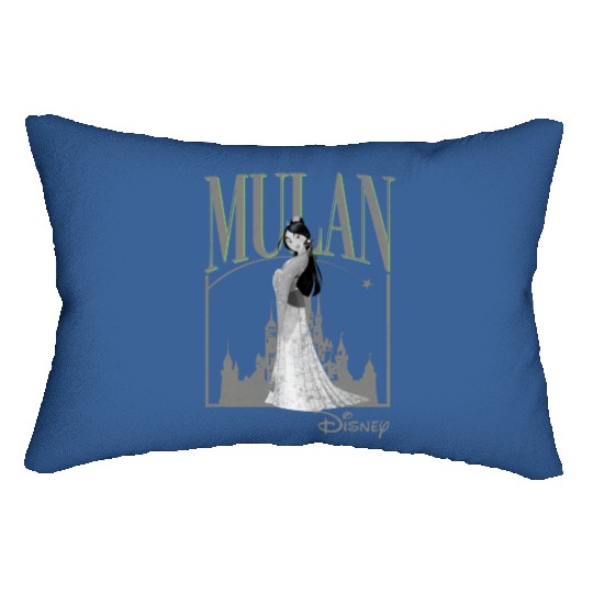 Vintage Mulan 90s Lumbar Pillows, Disney princess