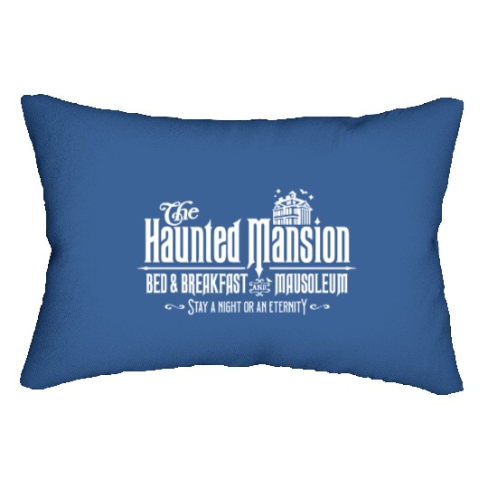 Haunted Mansion Lumbar Pillows, Welcome Foolish Mortals Lumbar Pillows, Pretty Haunted Mansion Disney