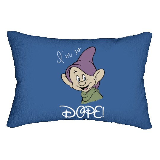 I'm So Dope Lumbar Pillows - Dopey Lumbar Pillows - Seven Dwarfs Lumbar Pillows - Snow White - Disney Lumbar Pillows