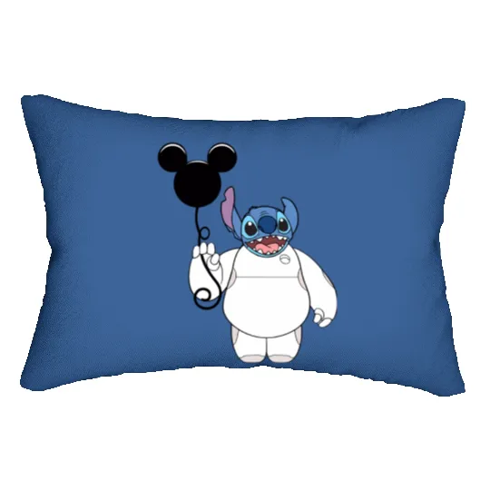 Disney Stitch and Baymax Body Balloon Lumbar Pillows
