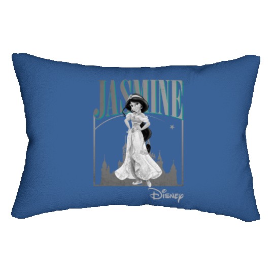 Retro Jasmine 90s Lumbar Pillows, Disney princess Lumbar Pillows