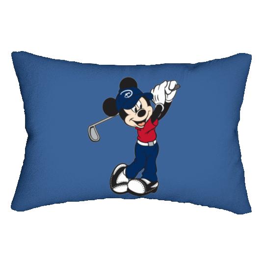 Mickey Golf Lumbar Pillows, Disney Unisex Lumbar Pillows, Disney Family Matching Lumbar Pillows
