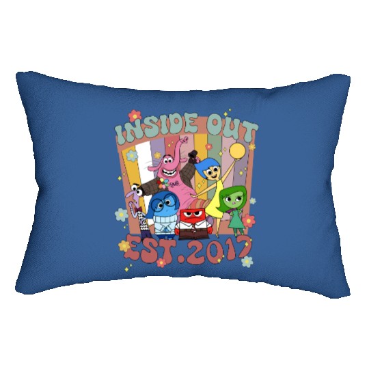 Disney Inside Out est 2017 Lumbar Pillows, Inside Out Characters Lumbar Pillows, Disney Best Friends Lumbar Pillows