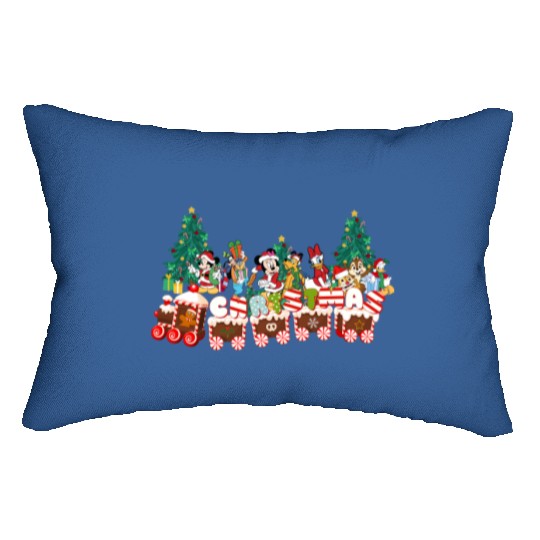 Disney Christmas Lumbar Pillows, Disney Lumbar Pillows, Christmas Lumbar Pillows, Disney Christmas Gift