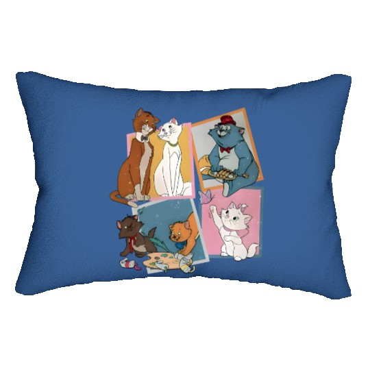 Vintage 90's Aristocats Lumbar Pillows, Disney The Aristocats Lumbar Pillows, Disney Marie Cat Lumbar Pillows, Disney World Lumbar Pillows, Magic Kingdom Family Lumbar Pillows