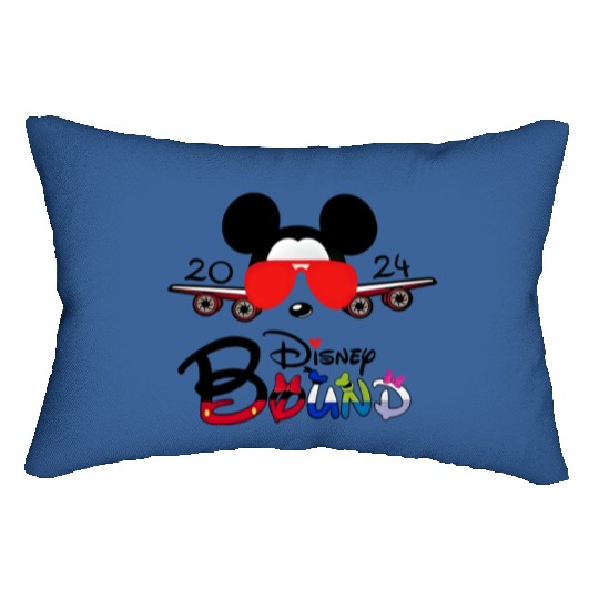 Disney Bound 2024, Disney Airplane, Mickey Disney Lumbar Pillows