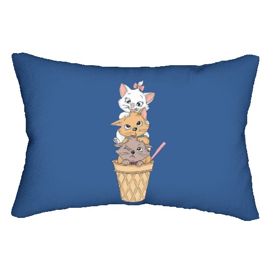 Cute Disney The Aristocats Marie Toulouse Berlioz Lumbar Pillows