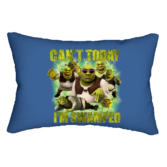 Can't Today I'm Swamped Vintage Lumbar Pillows, Disney Fi.ona Princess Lumbar Pillows