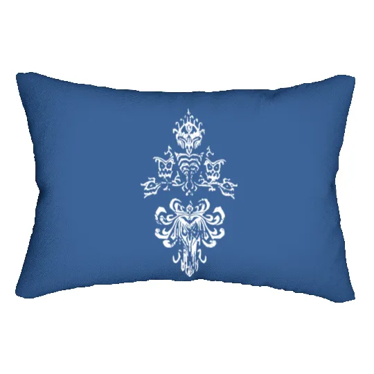 Haunted Mansion Wallpaper Ghouls - Haunted Mansion Disney - Lumbar Pillows