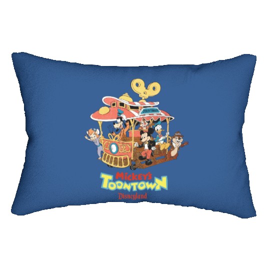 90's RARE Disneyland ToonTown | Unisex Softstyle Lumbar Pillows