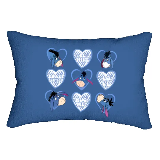 Cute Eeyore Valentine's Day, Disney Eeyore Hug Me Lumbar Pillows