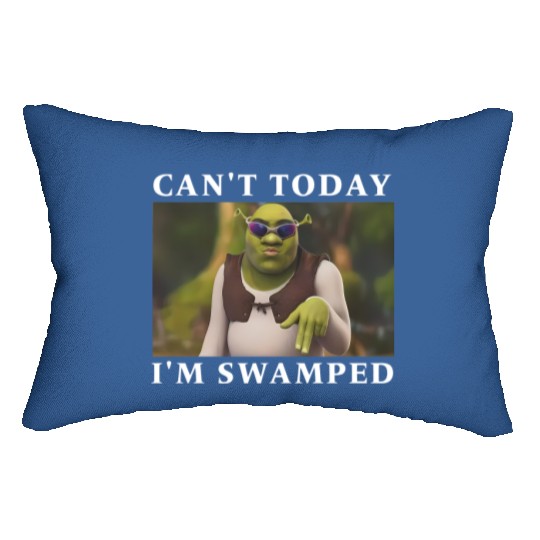 Can't Today I'm Swamped  Lumbar Pillows, Shrek and Fiona Lumbar Pillows, Disney Fiona Princess Merch