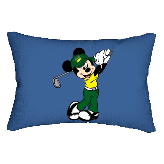 Colors Mickey Golf Lumbar Pillows, Disney Family Matching Lumbar Pillows
