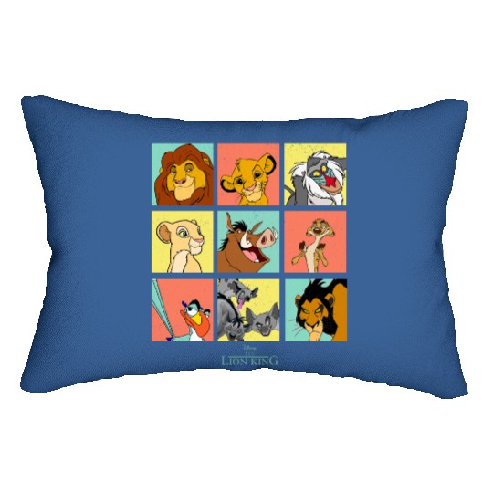 Disney Lion King Simba And Friends Lumbar Pillows, Disney The Lion King Lumbar Pillows