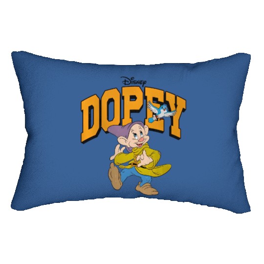 Vintage Dopey Dwarf Lumbar Pillows, Snow White Seven Dwarfs Lumbar Pillows, Disney World Disneyland Family Trip