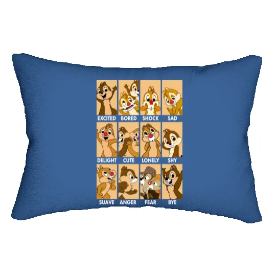 Chip n Dale Mode Lumbar Pillows,Chip And Dale Lumbar Pillows,Chip And Dale,Disney Chip And Dale,Chip Lumbar Pillows