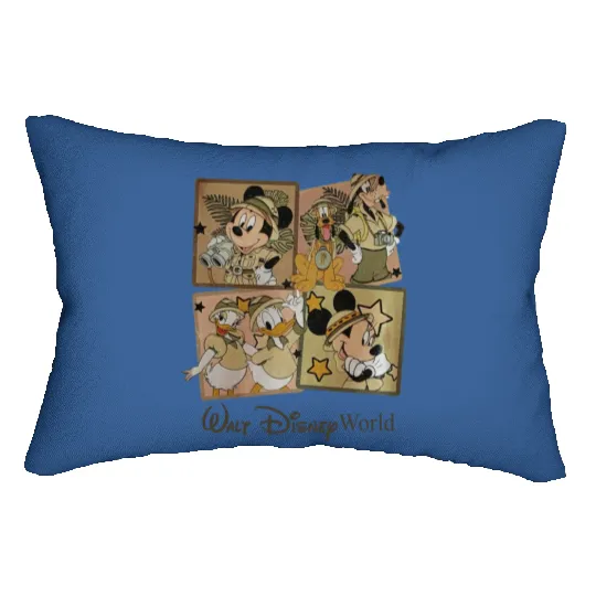 Mickey Animal Kingdom Lumbar Pillows, Disney Animal Kingdom Lumbar Pillows, Animal Kingdom Family Matching Lumbar Pillows