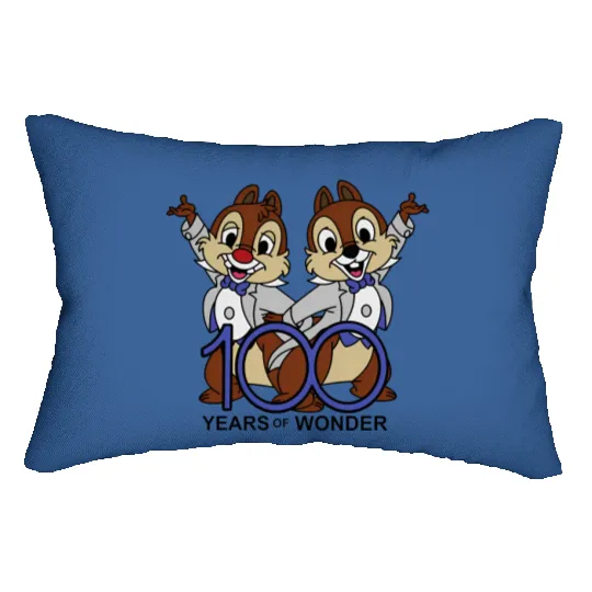 Disney 100 Years of Wonder, 100 year Anniversary, Chip n Dale Lumbar Pillows