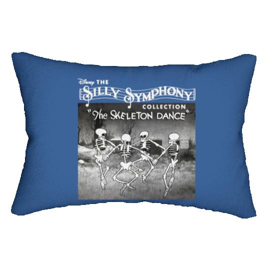Retro Silly Symphony Lumbar Pillows, The Skeleton Dance, Disney Halloween Lumbar Pillows
