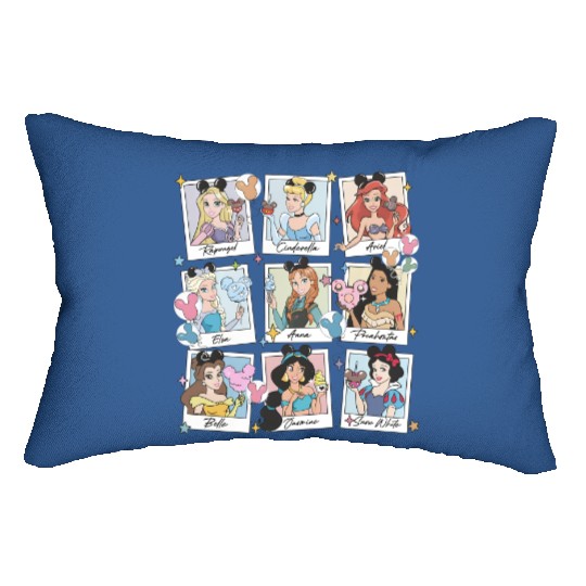 Disney Princess  Lumbar Pillows, Team Princess Lumbar Pillows, Disney Polaroid Lumbar Pillows