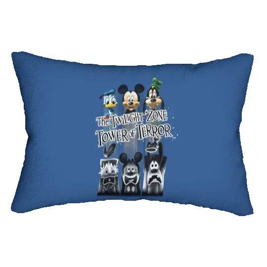 Retro Disney The Twilight Zone Tower Of Terror  Lumbar Pillows, Tower of Terror Ride Lumbar Pillows