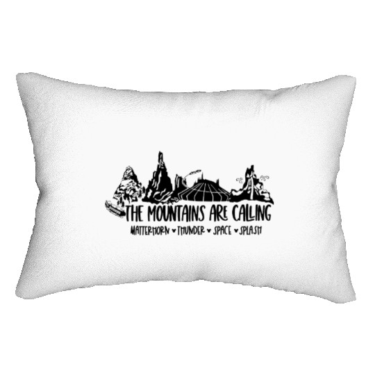 Discover Disney The Mountains Are Calling Lumbar Pillows