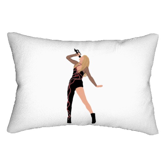 TaylorSwift reputation eras tour Lumbar Pillows