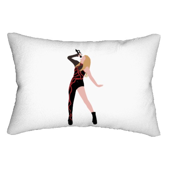 Eras tour reputation Lumbar Pillows