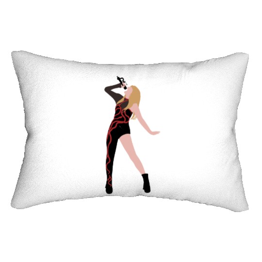 Eras tour reputation Lumbar Pillows