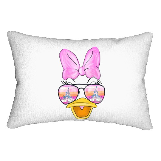 Vintage Daisy Duck Lumbar Pillows, Disney  Lumbar Pillows