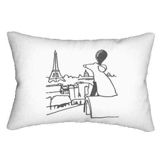 Vintage Ratatouille Lumbar Pillows, Disney  Color Lumbar Pillows, Chef Remy Lumbar Pillows