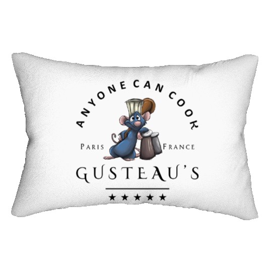 Ratatouille Lumbar Pillows, Disney Remy Lumbar Pillows, Disney Ratatouille Lumbar Pillows, Anyone Can Cook Lumbar Pillows