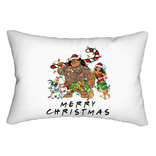 Disney Christmas Lumbar Pillows, Moana Christmas Lumbar Pillows