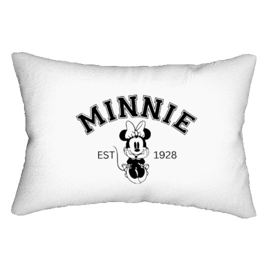 Minnie Mouse Est 1928 Lumbar Pillows, Disney Minnie Mouse Lumbar Pillows