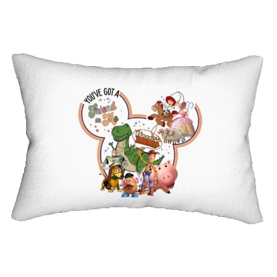 You've Got A Friend In Me, Disney Lumbar Pillows, Friends Lumbar Pillows, Disney Trip Lumbar Pillows