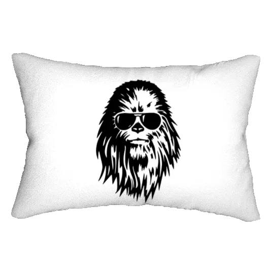 Chewbacca with Sunglasses  Disney Star Wars Adult Unisex Lumbar Pillows, Star Wars Gift Idea