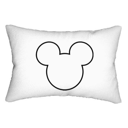 Mickey outline Lumbar Pillows, Disney Lumbar Pillows, Mickey Mouse Lumbar Pillows
