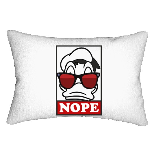 Donald Duck Pullover, Donald Nope , Disney Donald Lumbar Pillows