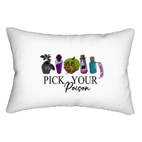 Pick Your Poison Lumbar Pillows, Disney Villain Lumbar Pillows