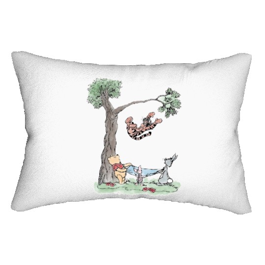 Winnie The Pooh Lumbar Pillows, The Pooh And Friends Lumbar Pillows, Disney Winnie The Pooh, Disneyland Pooh Lumbar Pillows
