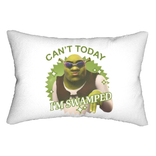 Can't Today I'm Swamped Lumbar Pillows, Shrek Lumbar Pillows, Disney Fiona Princess Lumbar Pillows