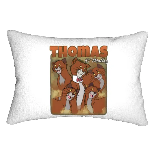 Thomas O'Malley Vintage Retro Lumbar Pillows The Aristocats Character Lumbar Pillows Disney Lumbar Pillows Great Gift Ideas Men Women